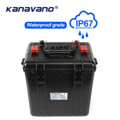 12V 280Ah LiFePO4 Battery Pack with Bluetooth BMS IP67 Waterproof 12.8V Lithium Iron Phosphate Batteries with 20A Charger