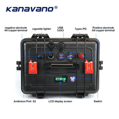 12V 280Ah LiFePO4 Battery Pack with Bluetooth BMS IP67 Waterproof 12.8V Lithium Iron Phosphate Batteries with 20A Charger