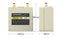 12V 25Ah Rechargeable LiFePO4 Battery Pack Built-in BMS For Golf Backup Power Solar Energy with USB +4A Charger