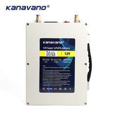 12V 50Ah Rechargeable LiFePO4 Battery Pack Built-in 12.8V 50A BMS For Golf Backup Power Solar Energy with USB +6A Charger
