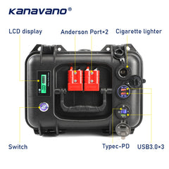 IP67 Waterproof 12V 100Ah LiFePO4 Rechargeable Lithium Iron Phosphate Battery Pack Built-in Bluetooth BMS for Trolling Motor